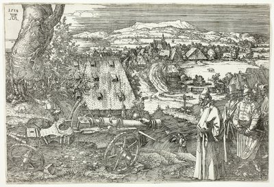 Top ile Manzara (Büyük Top) by Albrecht Dürer
