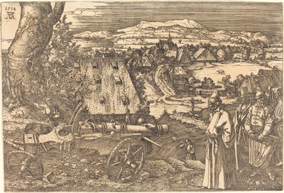 Top ile Manzara by Albrecht Dürer