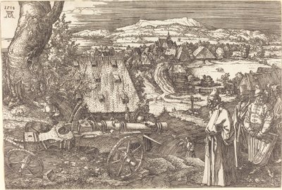 Top ile Manzara by Albrecht Dürer