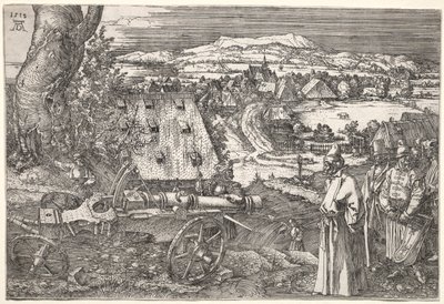 Top ile Manzara by Albrecht Dürer