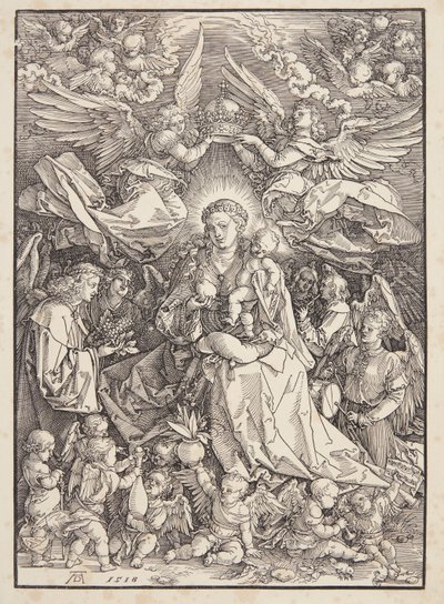 Meleklerin Madonna Kraliçesi by Albrecht Dürer