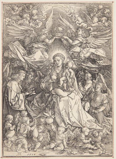 Meleklerin Madonna Kraliçesi by Albrecht Dürer