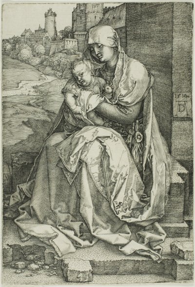 Duvarın Yanındaki Madonna by Albrecht Dürer