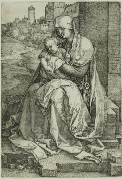 Duvarın Yanındaki Madonna by Albrecht Dürer
