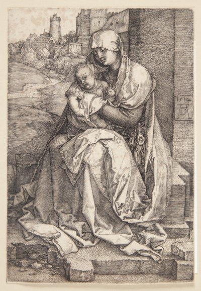 duvarın yanında madonna by Albrecht Dürer