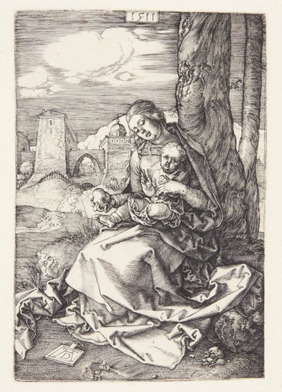 Armut ile Madonna by Albrecht Dürer