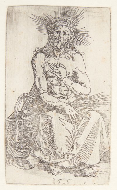 Acıların adamı, siddende by Albrecht Dürer