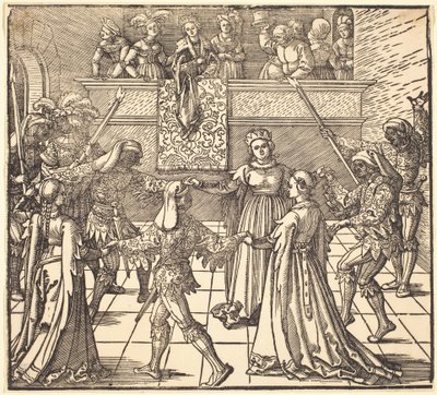 Meşalelerle Maskeli Balo Dansı by Albrecht Dürer