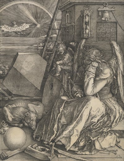 Melenkolya I, 1514. by Albrecht Dürer