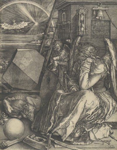 Melenkolya I, 1514. by Albrecht Dürer