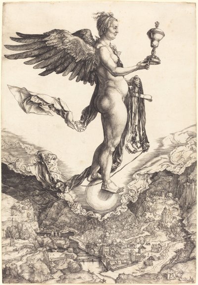 Nemesis (Büyük Servet) by Albrecht Dürer