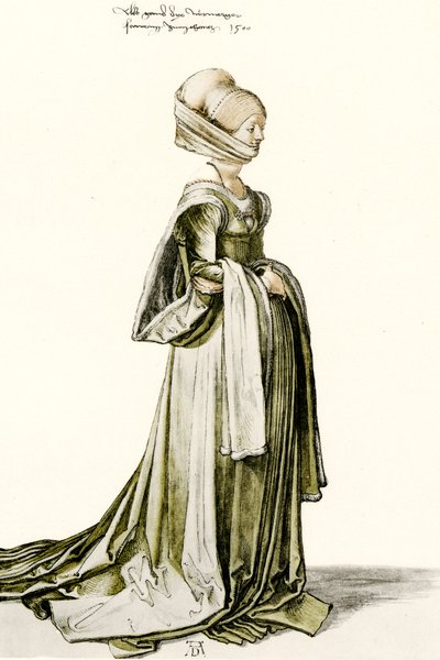 nürnberg dansçısı by Albrecht Dürer