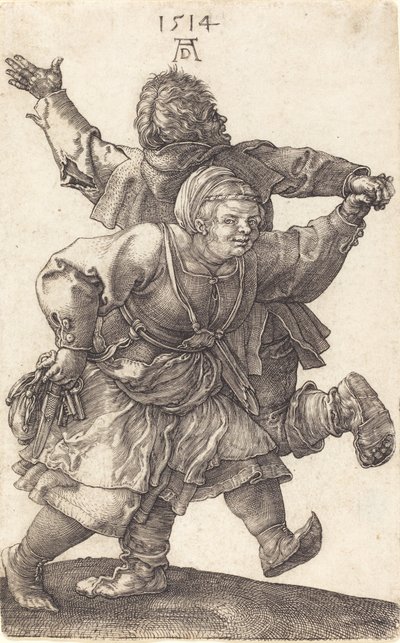 Köylü Çift Dansı, 1514. by Albrecht Dürer
