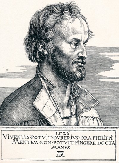 Philip Melanchthon, 1526 1906. by Albrecht Dürer