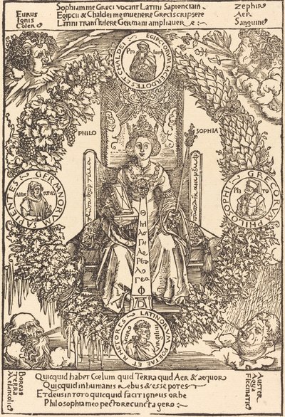 Felsefe by Albrecht Dürer