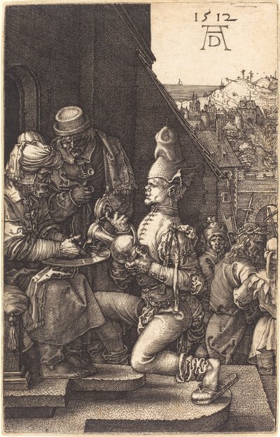 Pilatus Ellerini Yıkamak by Albrecht Dürer