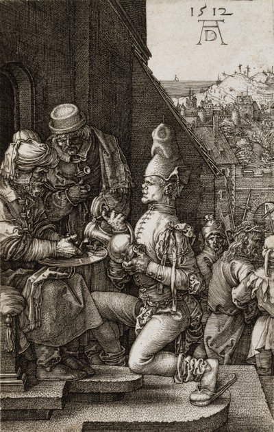 Pilate Washing His Hands from The Passion, 1512  by Albrecht Dürer