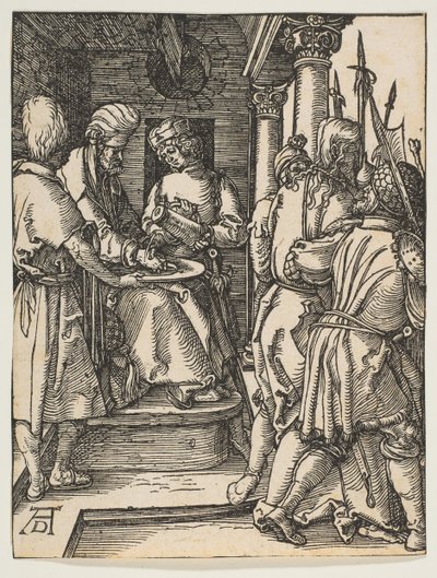 Küçük Tutkudan Ellerini Yıkanan Pilatus, M.Ö. 1509. by Albrecht Dürer