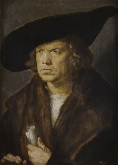 Bilinmeyen Bir Adamın Portresi by Albrecht Dürer