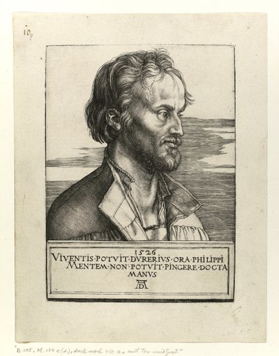 Philipp Melanchton'ın Portresi, 1526 by Albrecht Dürer