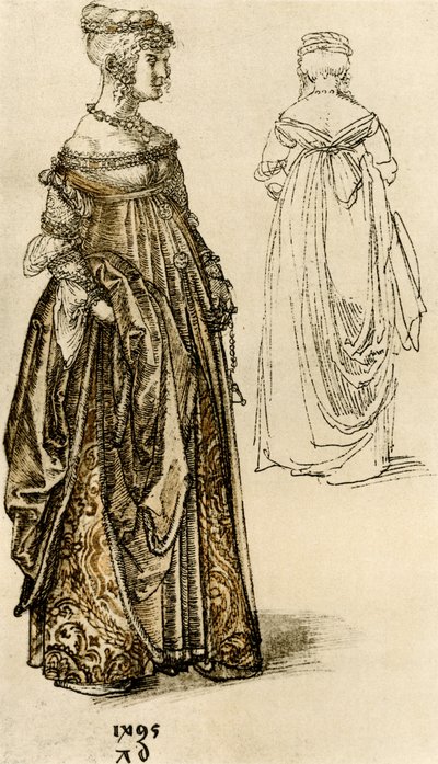 lüks Venedikli bayan by Albrecht Dürer