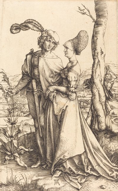 Yürüyüş, ç. 1497. by Albrecht Dürer