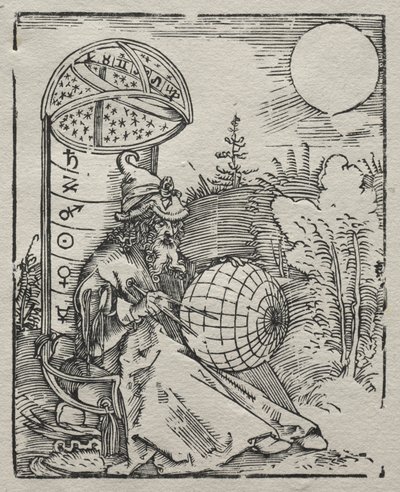 Batlamyus mit dem Himmelsglobus by Albrecht Dürer