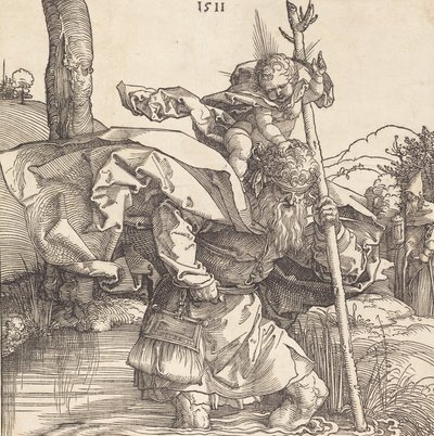 Aziz Christopher, 1511. by Albrecht Dürer