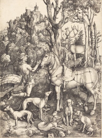 Aziz Eustace, c. 15001501. by Albrecht Dürer
