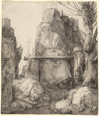 Pollard Willow tarafından Aziz Jerome by Albrecht Dürer