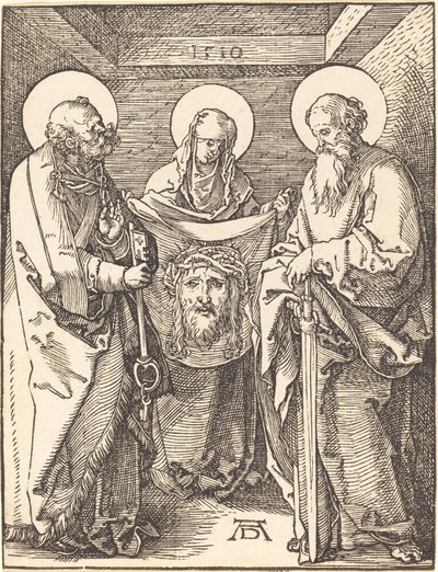 Aziz Peter ve Paul arasında Aziz Veronica by Albrecht Dürer