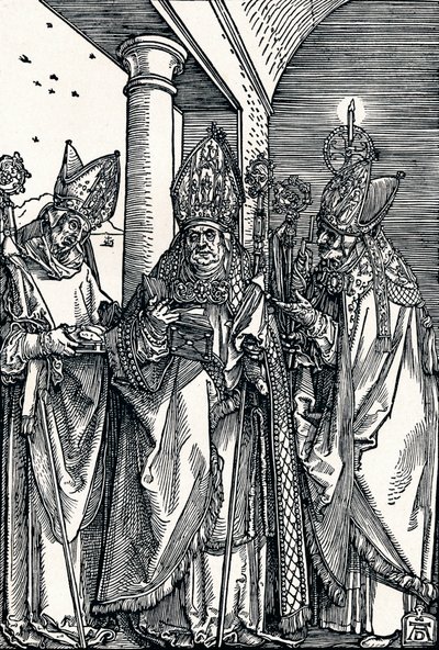Aziz Nicholas, Ulrich ve Erasmus, 1508 1906. by Albrecht Dürer
