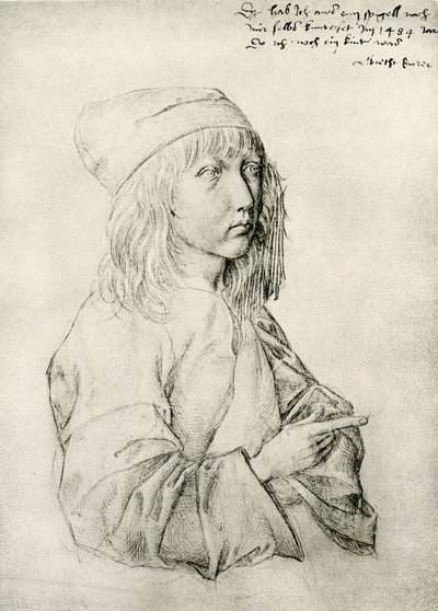 On üç yaşındaki Dürer