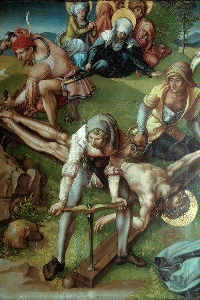 Çarmıha Çivilenmiş Yedi Hüzün Poliptych, 1495-1496. by Albrecht Dürer