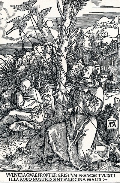 St Francis Stigmata'yı Alırken, 1504 1906 by Albrecht Dürer