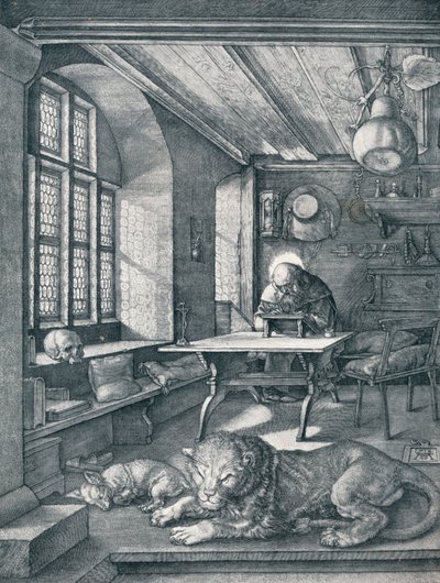 Aziz Jerome Çalışmasında, 1514 1906 by Albrecht Dürer