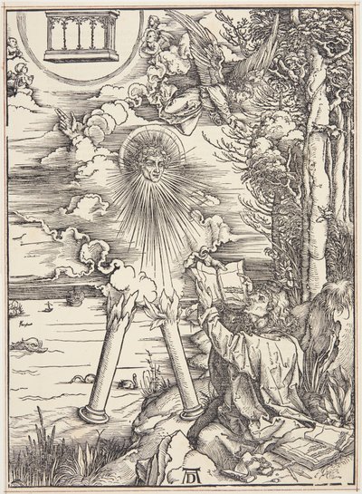 John Kitabı Yutuyor by Albrecht Dürer