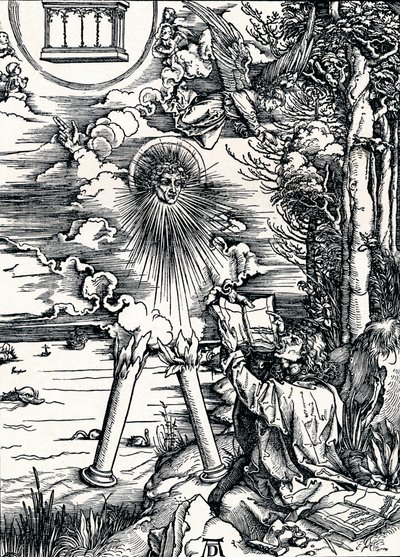 Aziz John Kitabı Yutuyor, 1498 1906 by Albrecht Dürer