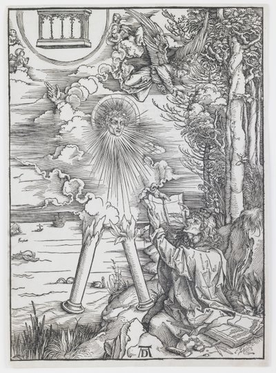Aziz John, “Kıyamet”ten Kitabı Yutuyor by Albrecht Dürer