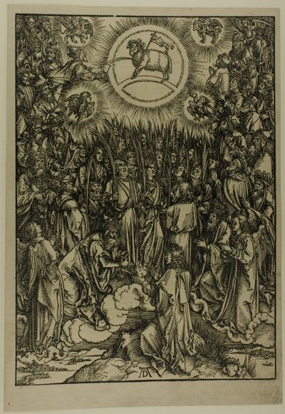 Kuzuya Tapınma - Kıyamet'ten Seçilmişlerin İlahisi by Albrecht Dürer