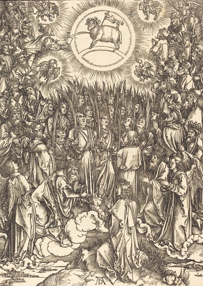 Kuzuya Tapınma, 1498. by Albrecht Dürer