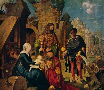 Büyücülerin Hayranlığı, 1504 by Albrecht Dürer