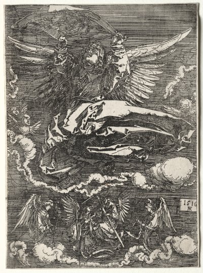 Sudarium ile Melek by Albrecht Dürer