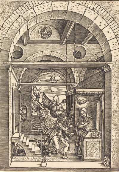 Duyuru, c. 15021504. by Albrecht Dürer