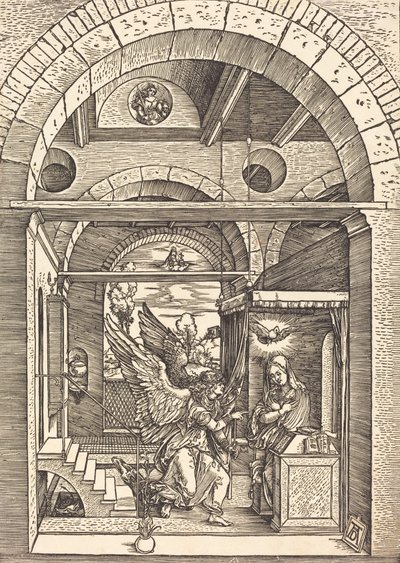 Duyuru, c. 15021504. by Albrecht Dürer