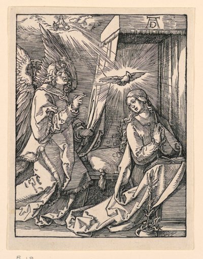 Küçük Tutku Serisinden Müjde by Albrecht Dürer