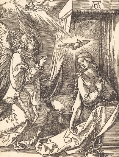 Müjde, muhtemelen c. 15091510. by Albrecht Dürer