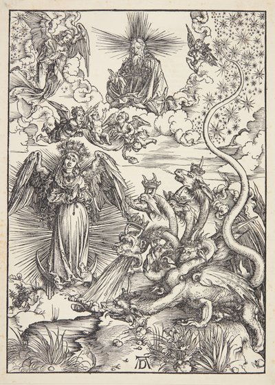 Apokaliptik Kadın by Albrecht Dürer