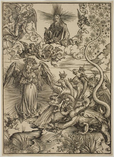 Apokaliptik Kadın by Albrecht Dürer