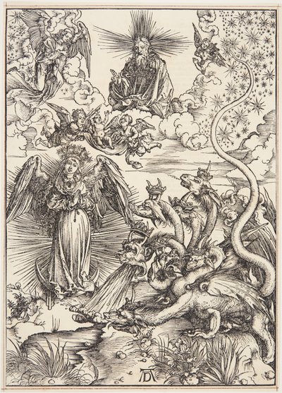 Apokaliptik Kadın by Albrecht Dürer